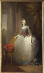 Portrait de Helena Pavlovna de Russie - ロシアのエレナ・パブロフナ大公女 (1784-1803) - Peinture de Vladimir Lukich Borovikovsky (1757-1825) - 1797 - huile sur toile - 58,5x36 cm - 国立野外博物館宮殿ガッチナ、セント ピーターズバーグ