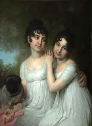 伯爵夫人EAとAAクラキンの肖像、1802