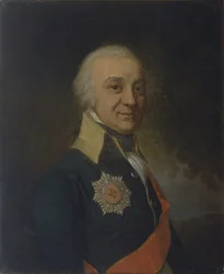 Pavel Stepanovich Runich 1747-1825の肖像c。 1800