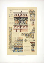 古代ロシアの装飾タイル、1895-1898
