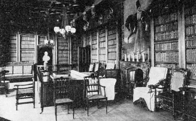 「図書館、アボッツウッド」、1923年。