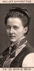 HMギリシャの女王、1908年。
