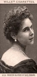 Saxe-CoburgのHRHプリンセスベアトリス、1908年。