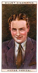 ビクターヴァルコーニ1891-1976、ハンガリーの俳優、1928年。