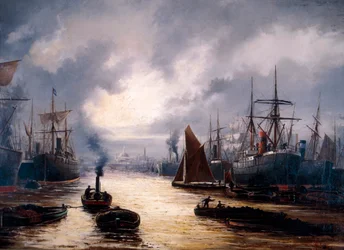 ロンドンのプール、1892