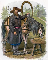 ロシアの農民」、1809年