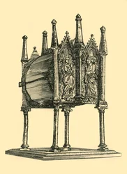 聖遺物箱、14世紀、1881年。