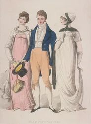 ハーフフルドレス、c1810