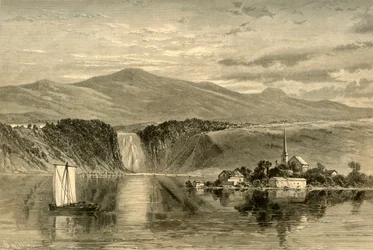 モンモランシーの滝」、1874年。  