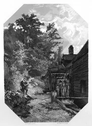 ジェイコブファンルイスダール、17世紀オランダの風景画家、c1870。