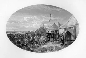 オランダで最初の東インド公使館、1602年、c1870