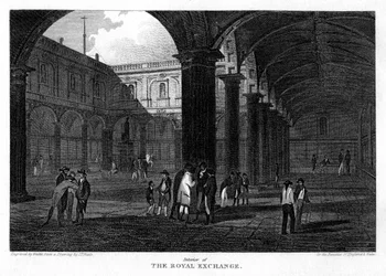 王立証券取引所、ロンドン市、1816年。