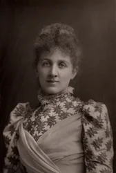 「ライザ・レーマン（Elizabetta Nina Mary Frederika Lehmann - 1862-1918） 英国のソプラノ歌手、作曲家。(ウッドベリータイプ)