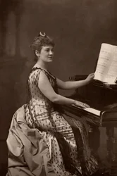 "マダム・ノルディカ（リリアン・ノートン）（1857-1914）アメリカのソプラノ歌手。(ウッドベリー・タイプ)
