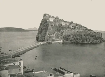 アラゴン城、イスキア、イタリア、1895。