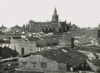 大聖堂、セビリア、スペイン、1895年。