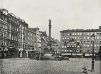 Karolinenplatz、ミュンヘン、ドイツ、1895年。
