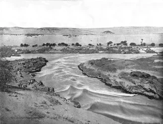 ナイル川第一急湍、アスワン、エジプト、1895年