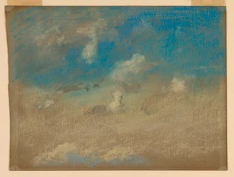 青い空に雲