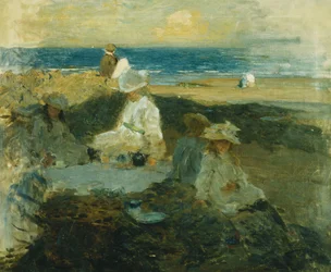 浜辺、1903年頃
