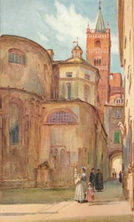 アルベンガのロマネスク教会、1910年、1912年