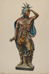 シガーストア・インディアン、1938年頃