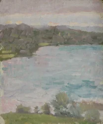 湖の風景