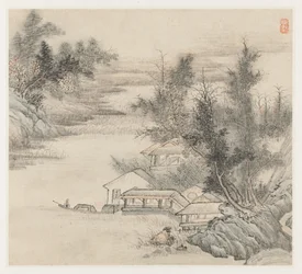 風景のアルバム：葉2、1677年。