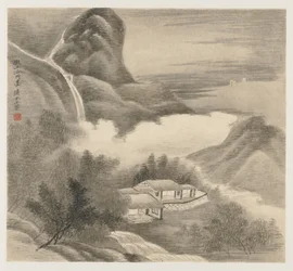 風景のアルバム：葉5、1677年。