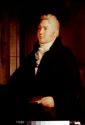 Samuel Taylor Coleridge (1772 - 1834) イギリスの詩人、批評家、哲学者 Washington Allston (1779-1843) の作品とされる絵画 19世紀 ロンドン、National Portrait Gallery