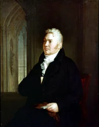 サミュエル・テイラー・コールリッジ（1772 - 1834）の肖像。ワシントン・オールストン（1779～1843）の作品とされる絵画