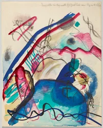 「白い縁のある絵」の習作