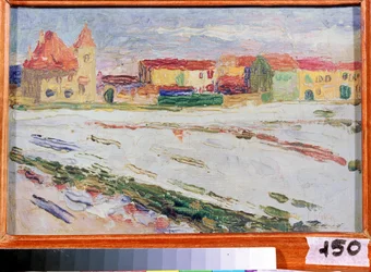 ミュンヘン（アレマーニュ）（ミュンヘン）。 Peinture de Vassily Kandinsky (ou Wassily Kandinski ou Kandinskij)