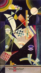 ""シャープな硬さ"" Peinture de Vassily Kandinsky (ou Vassily Kandinsky ou Kandinskij