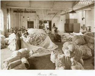 ブラウン ルーム、トーマス アダムス レース ファクトリー、ストーニー ストリート、ノッティンガム、ノッティンガムシャー、1914 年