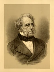 ヘンリー・ジョン・テンプル、第3子爵パーマストン」。1855年から1858年、1859年から1865年の首相」、1850年頃、1880年頃。