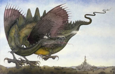 飛翔するドラゴン