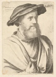 ハンス・ホルバイン、1646年後のひげを生やした男。