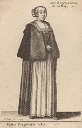 Ciuis Pragensis Filia, 1643年。