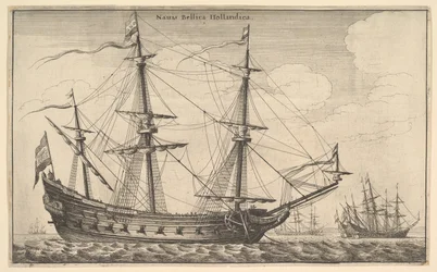 オランダ軍艦、1647年。