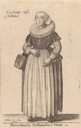 Mercatoris Hollandici Vxor, 1644年。