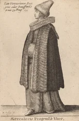 Mercatoris Pragensis Vxor, 1642年。