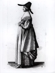商人の妻、1640