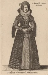 Mulier Generosa Hispanica, 1644年。