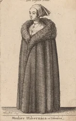 アイルランド人女性、1649年。