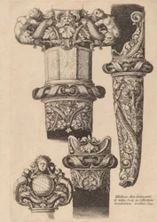 短剣と鞘の装飾（1644年