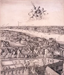 ロンドンのパノラマビュー、c1670