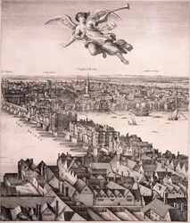 ロンドンのパノラマビュー、c1670