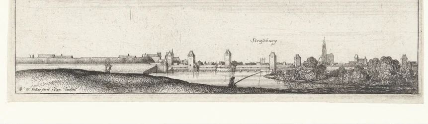 ストラスブールを望む川の風景 ドイツと低地の川の眺め (シリーズ タイトル)