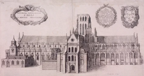 旧セント ポール大聖堂、ロンドン、1656 年